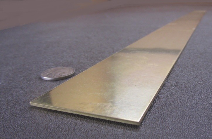 260 Brass Flat Bar .063″ Thick x 2.0″ Wide x 36″ Length