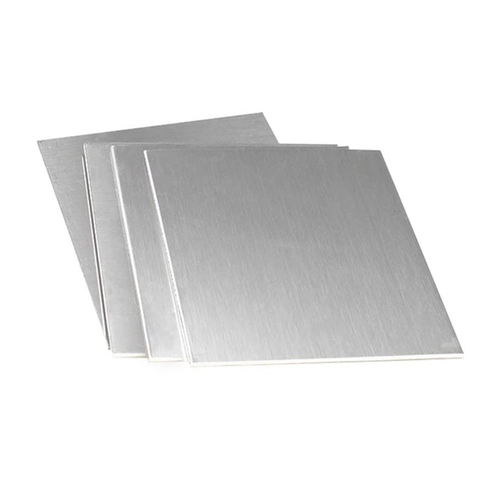 304 Stainless Steel Sheet, Metal Sheet for Crafting, Brushed Finish Flat Sheets