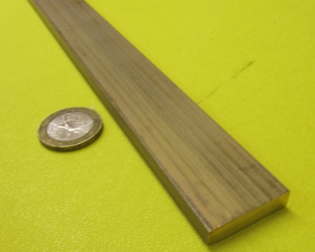 385 Brass Flat Bar 1/4″ Thick x 1.0″ Wide x 4 Foot Length