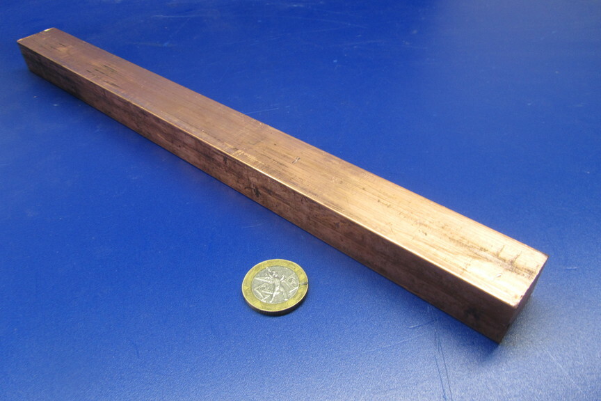 182 Copper Bar 3/4″ Thick x 1.0″ Wide x 1 Foot Length
