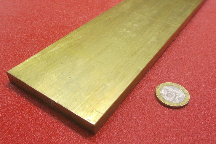 360 Brass Flat Bar 3/8″ Thick x 2.0″ Wide x 24.0″ Length
