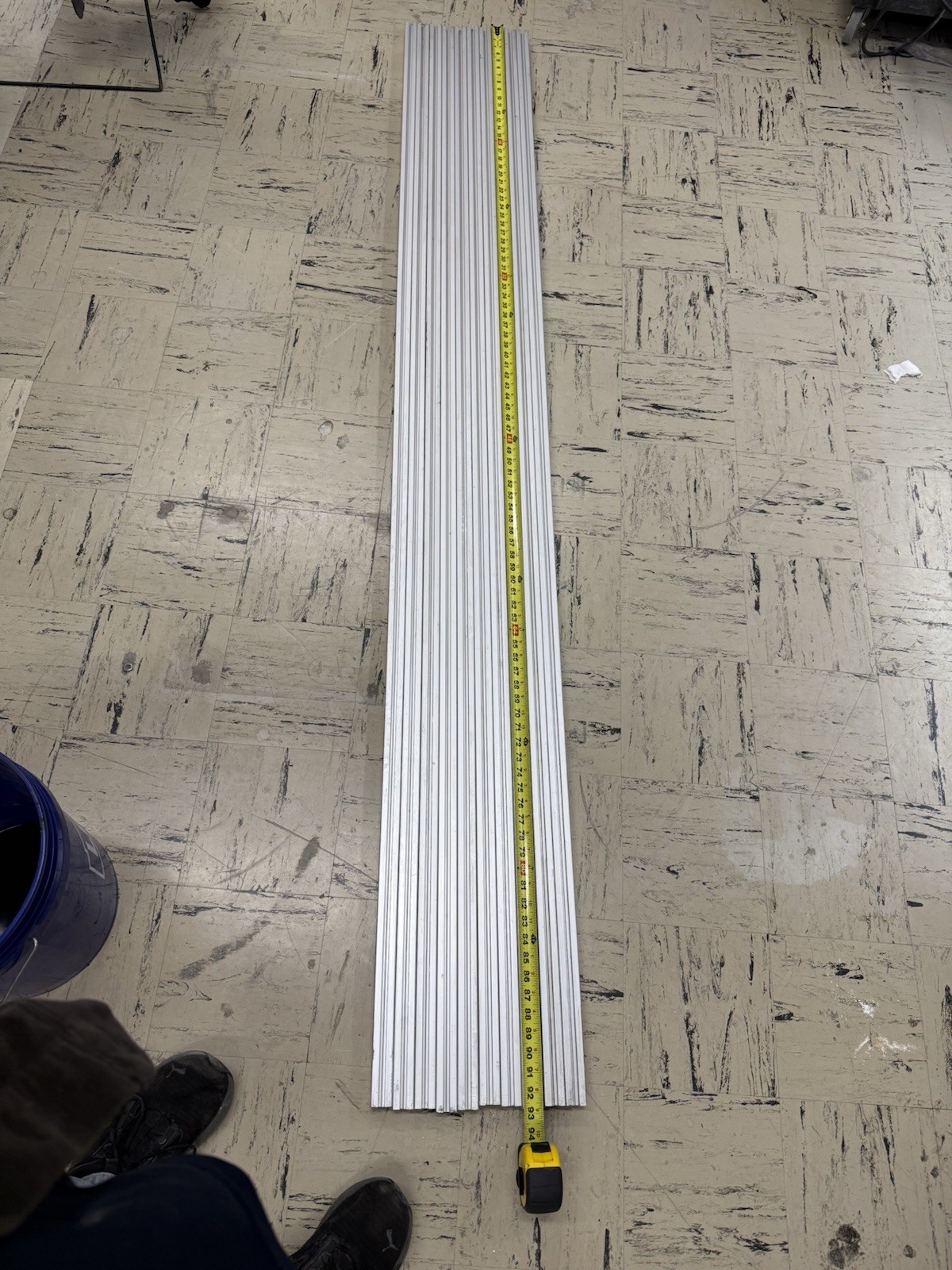 (Lot of 10) 3030 T-Slot Aluminum Extrusion 30mmX30mm X 2349mm or 92-1/2” Long.