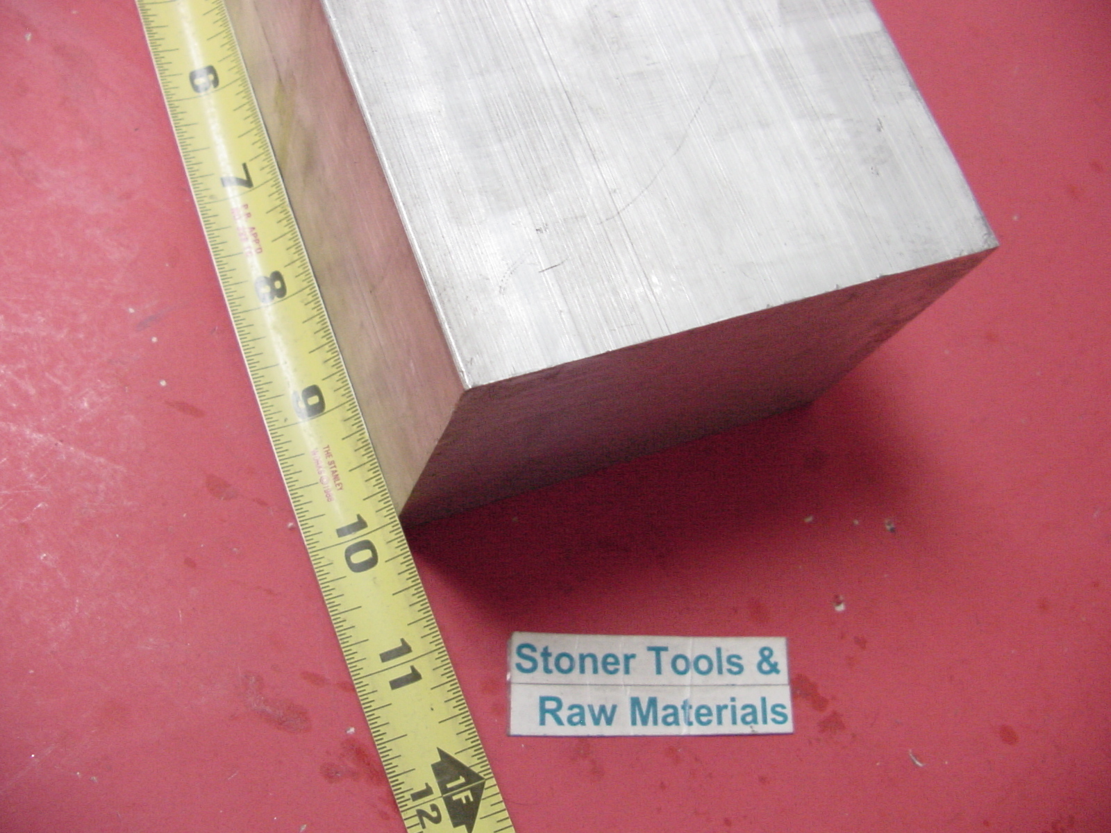 3″ X 3-1/2″ ALUMINUM 6061 FLAT BAR 10″ LONG SOLID T6511 Extruded Stock Cut New
