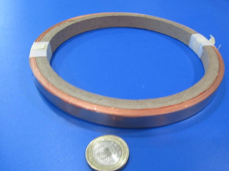 110 Copper Foil Soft Temper .003″ Thick x 1/2″ Wide x 100 Foot Length