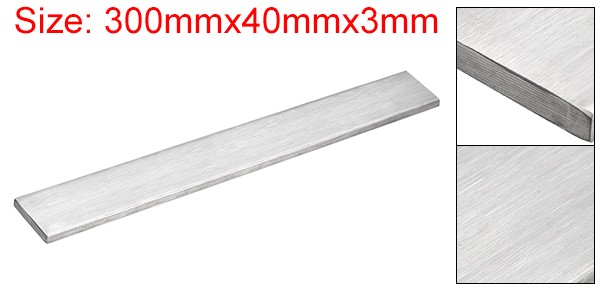 316L Stainless Steel Flat Bar, 1/8″ Thickness 1 9/16″” Width 12″ Length