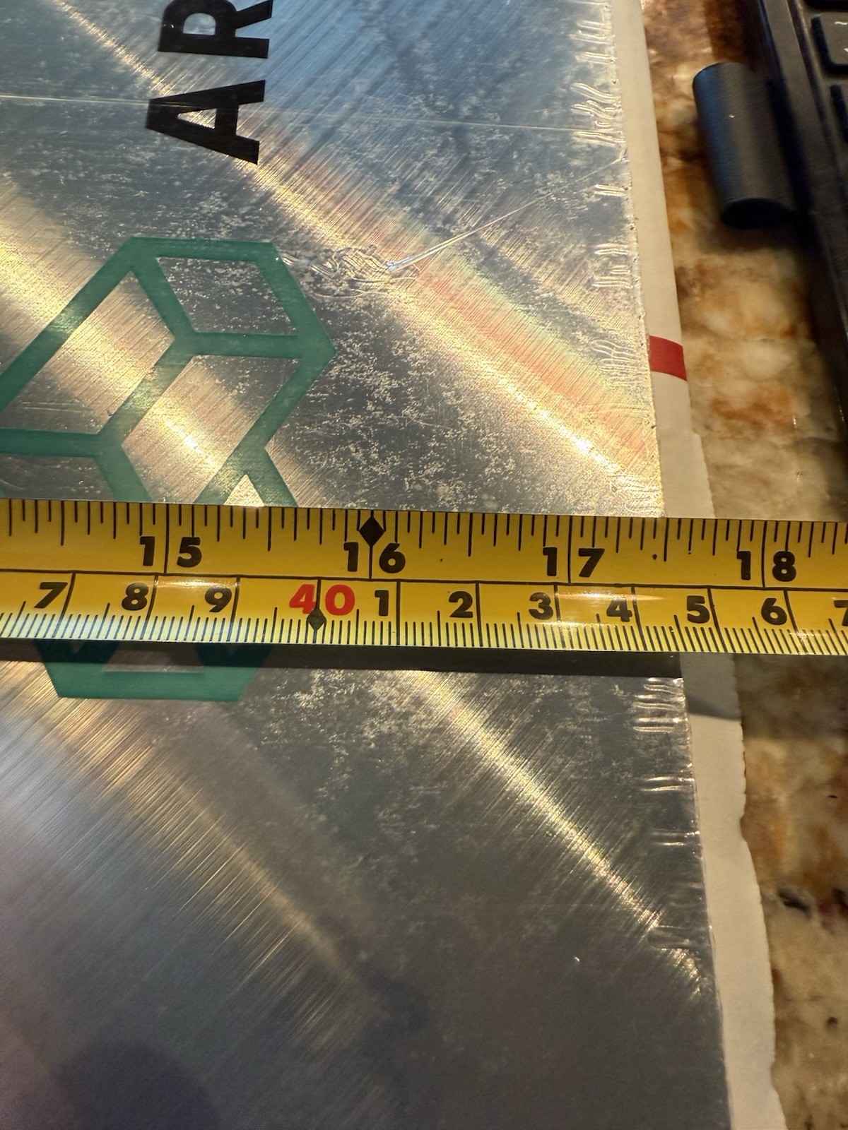 MIC- 6 ARCONIC CAST TOOLING ALUMINUM PLATE 1pc. x 0.50″ x 13 1/4″ x 17 1/2″