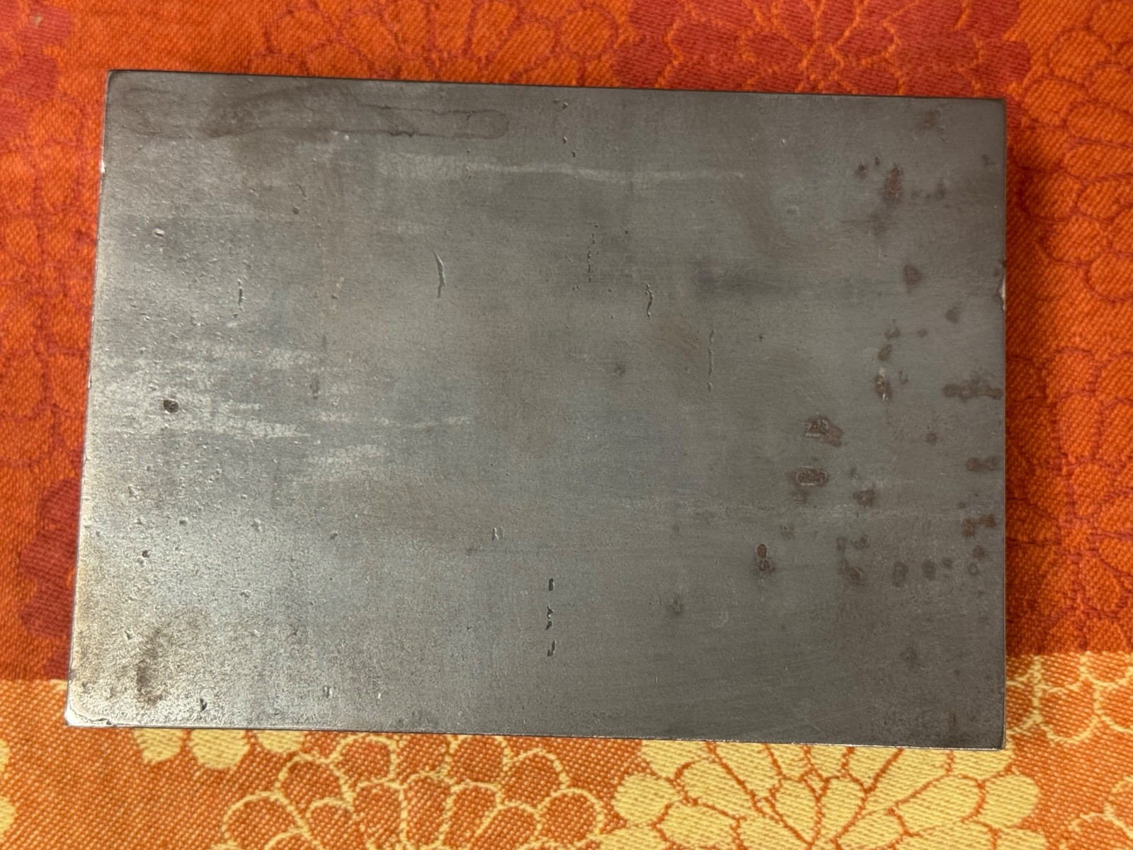 1-1/2” Thick 4-1/4” x 5-7/8” Mild A36 Steel Bench Block Bar Blacksmith Anvil Raw