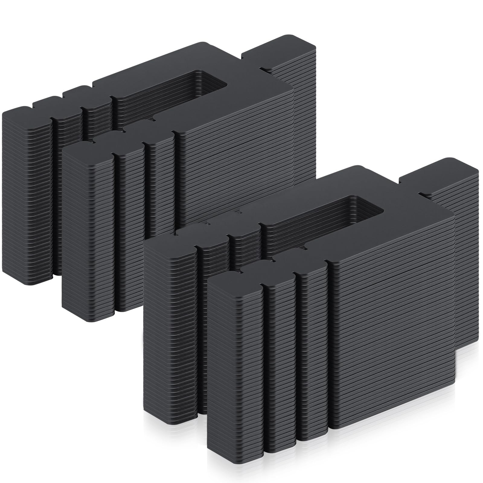Stack Shims 250 Pcs 1/16 x 3-1/2 Inch Bulk Stackable Black Windows Doors