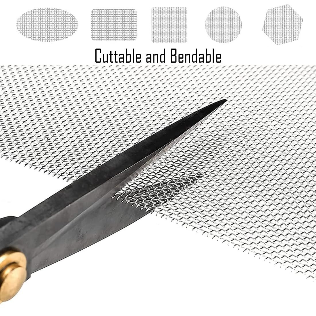 4 Pack 8.26×11.8in Stainless Steel Wire Mesh Sheets 5 Mesh Screen