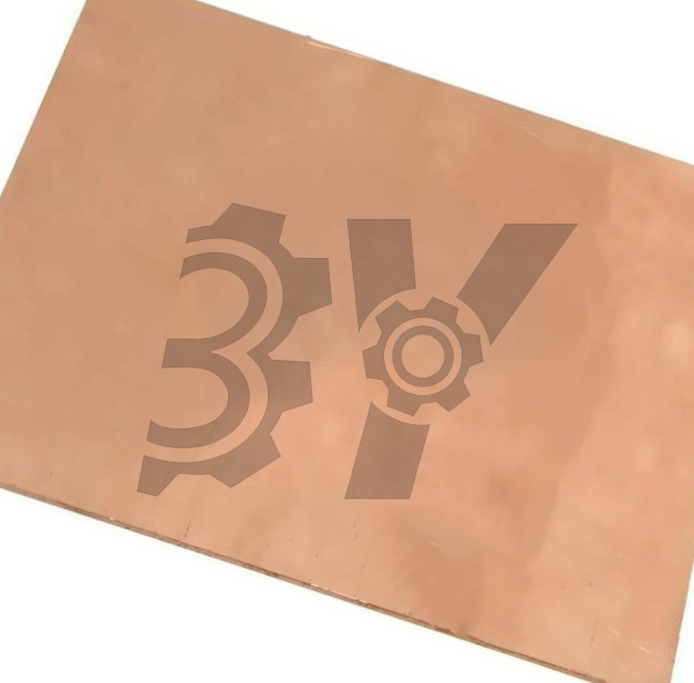 1PCS NEW 99.9% Pure Cu Metal Sheet Plate 200x175x1mm For Aerospace