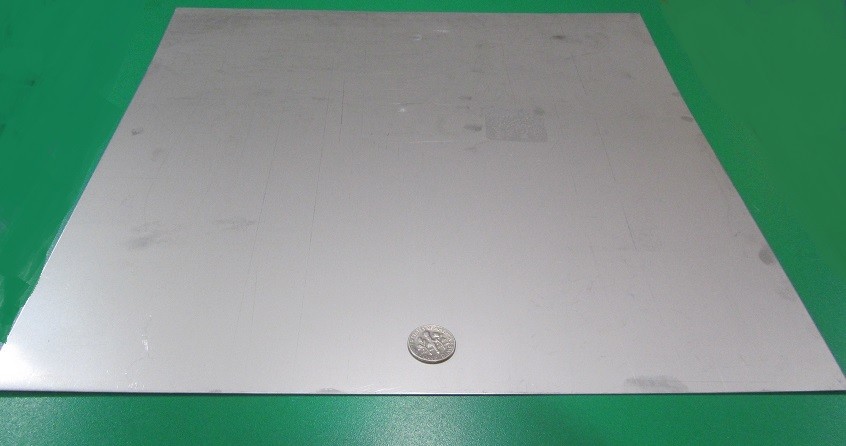 321 Weldable Stainless Steel Sheet, .025″ Thick x 12″ Wide x 12″ Length, 1 Unit