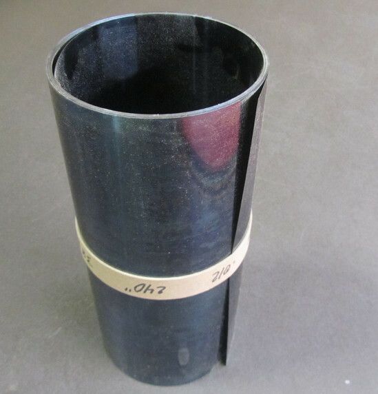 1095 Hard Blue Tempered Spring Steel Shim .012″ Thick x 12.375″ Wide x 240″ Long