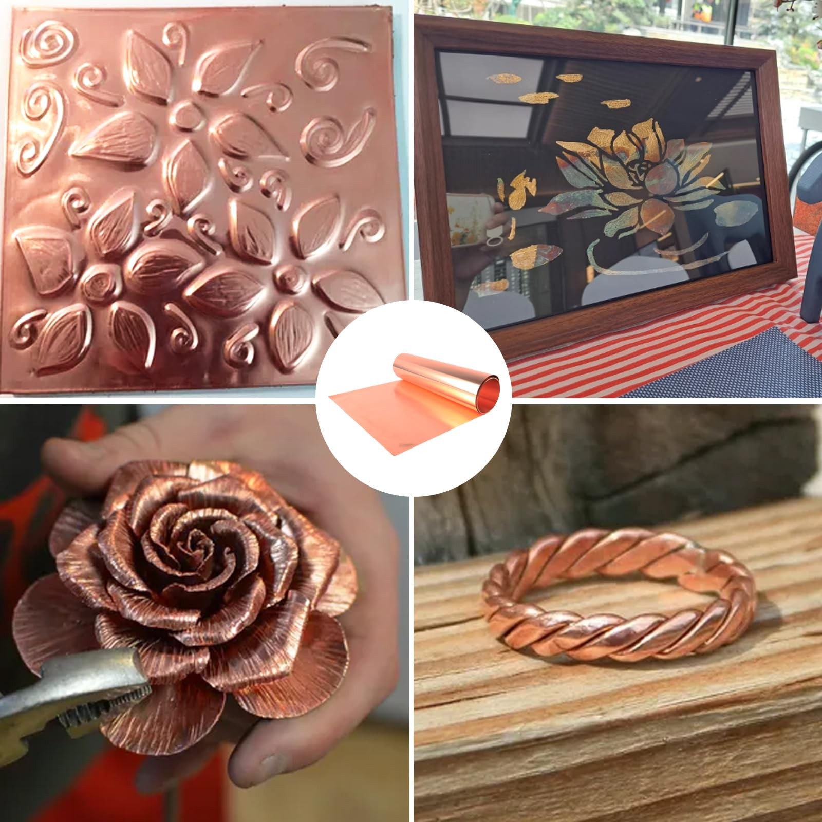 Copper Sheet For Crafting Electrical 0.02mm x 100mm x 2m Foil Plate