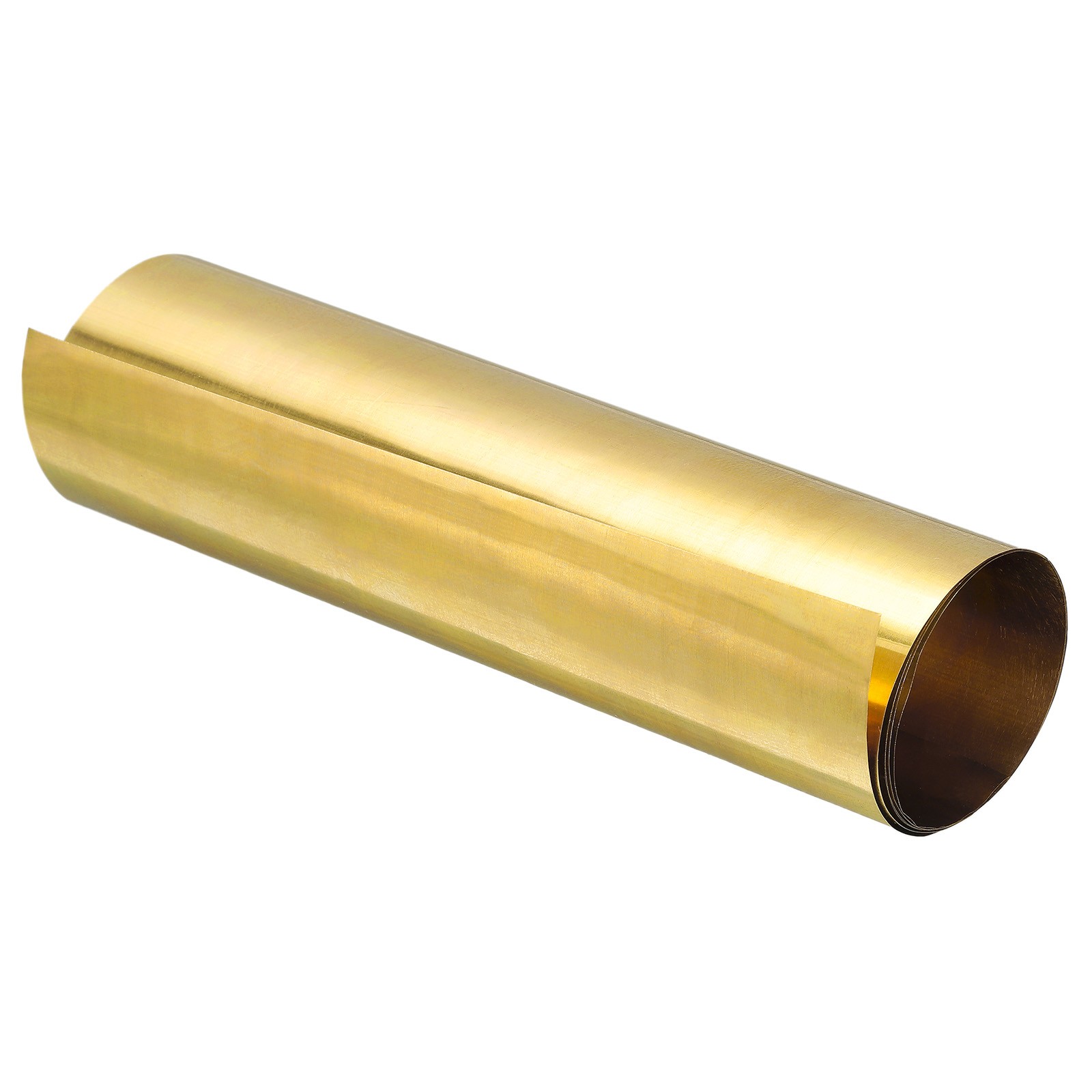 Brass Sheet Roll 0.02x200x1000mm Brass Foil Roll Brass Strip Gold