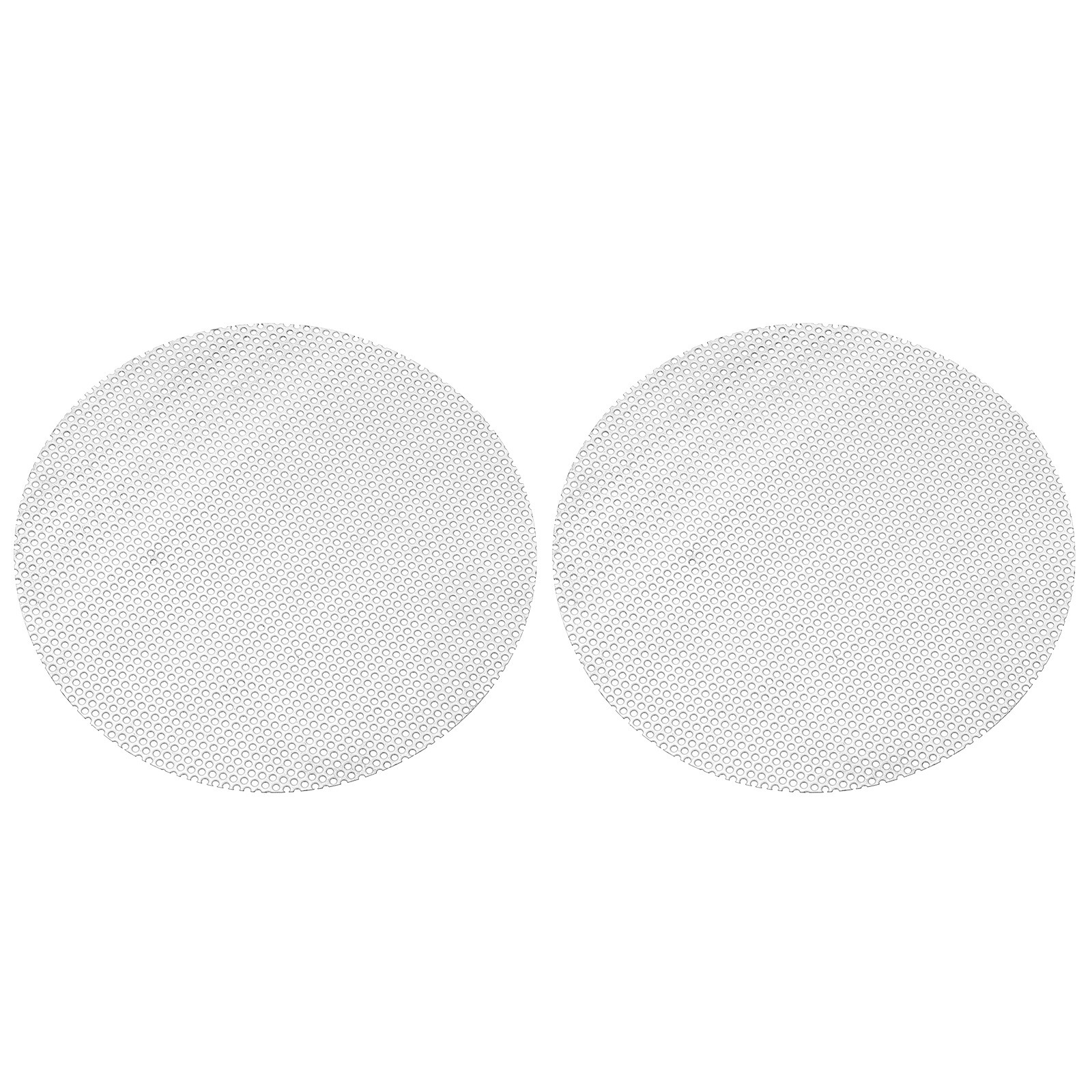 6″ 304 Stainless Steel Perforated Sheet, 2Pcs 0.06″ Hole Metal Mesh Plate