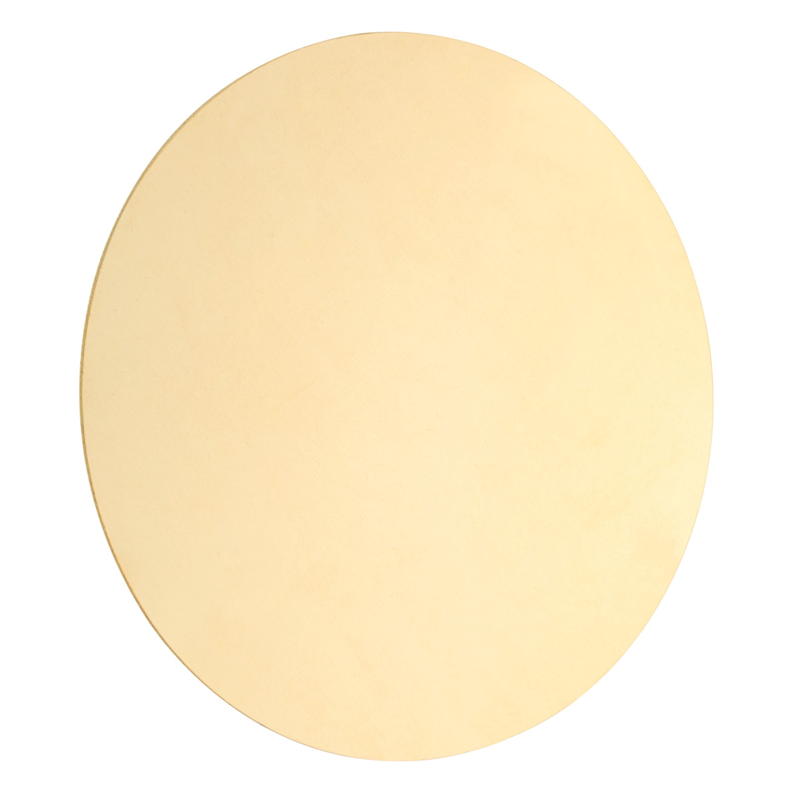 Brass Round Plate, 0.06″(1.5mm) Thick 2.4″(60mm) Dia H62 Brass Round Sheet