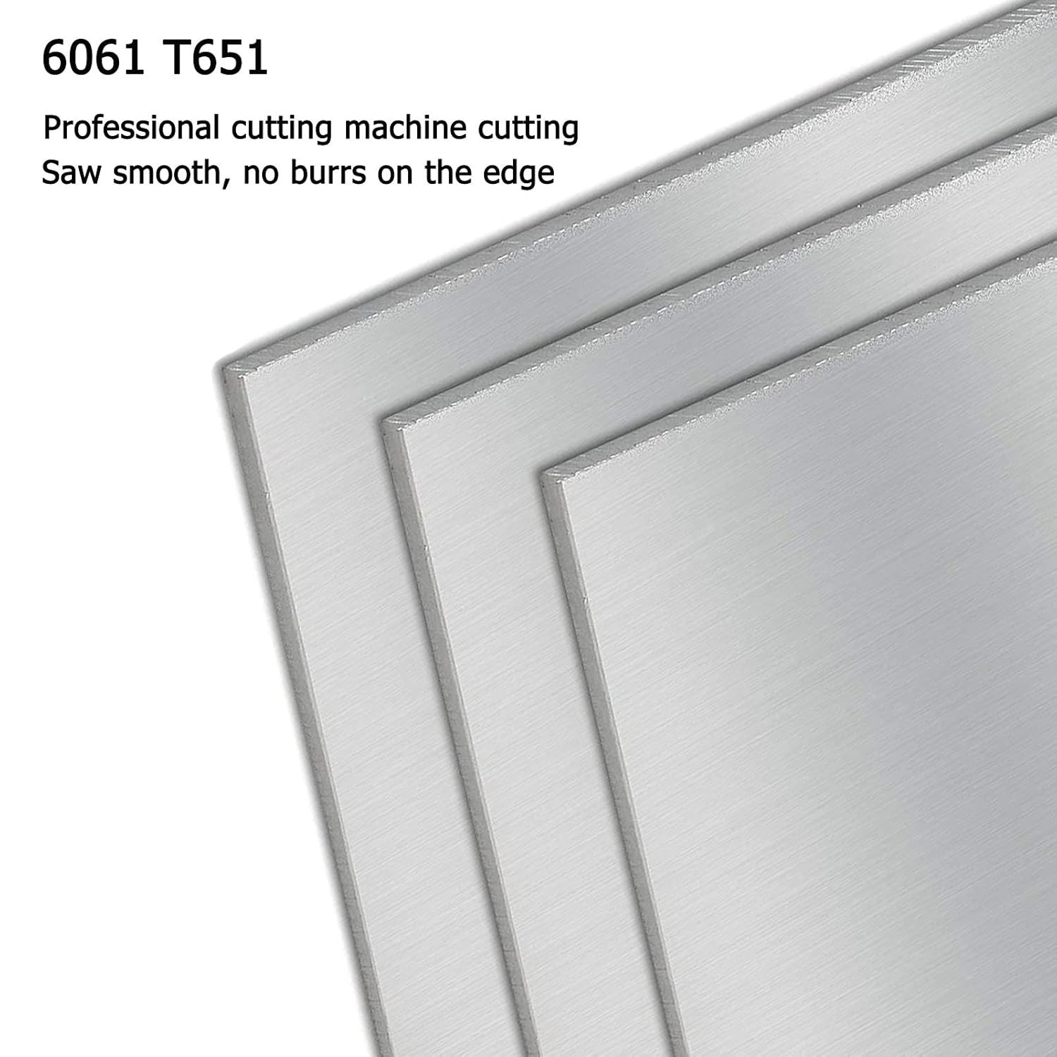 6061 T6 Aluminium Metal Sheet 12 x 12 x 1/8 Inch Flat Plain Plate Panel Aluminum