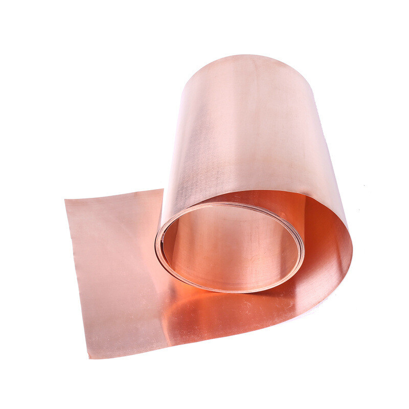 99.9% Pure Copper Sheet Strip 0.01-0.3mm Thin Metal Plate Foil Roll New