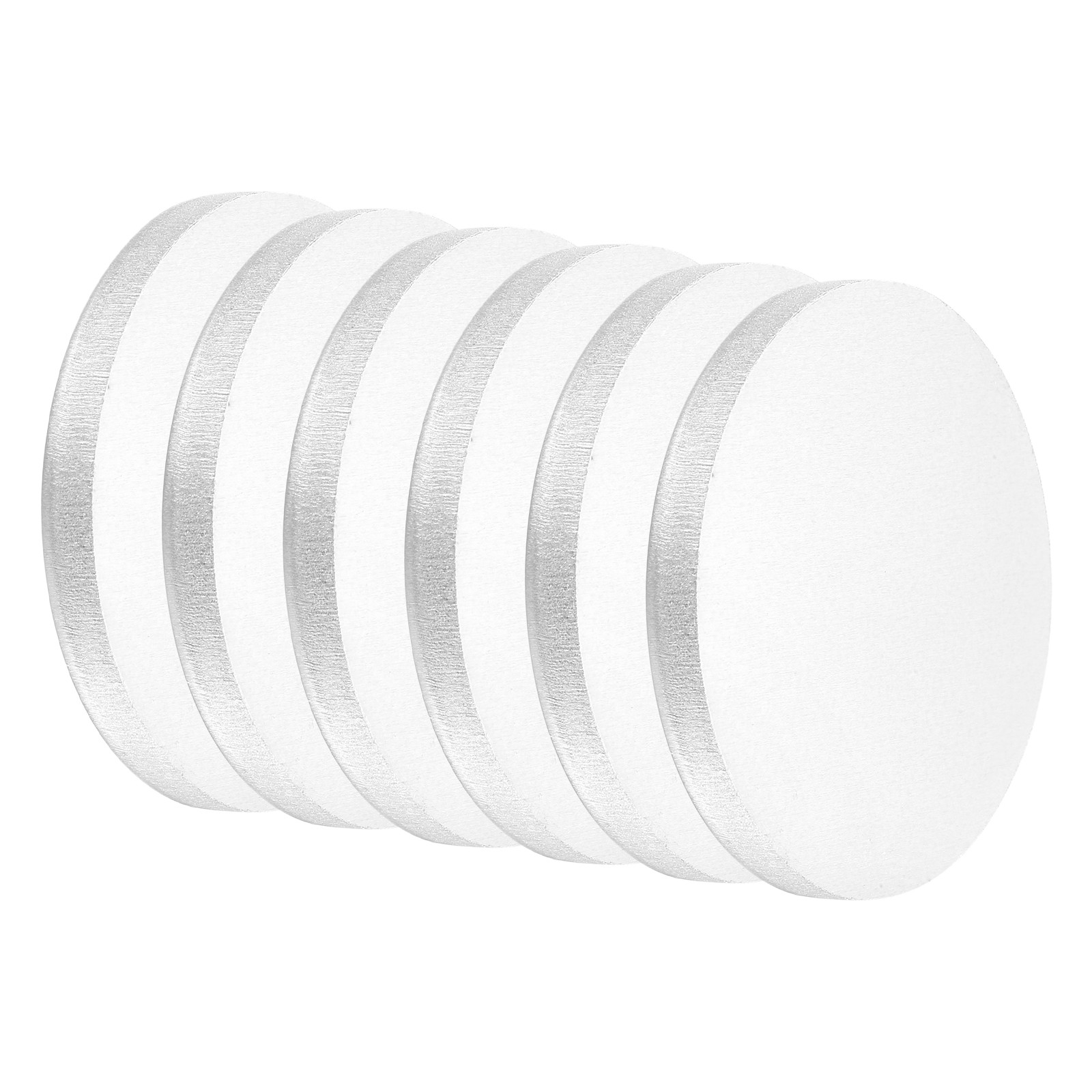 6Pcs Aluminum Disc 2″(50mm) Dia 0.16″(4mm) Thick Round 5052 Aluminum Sheets