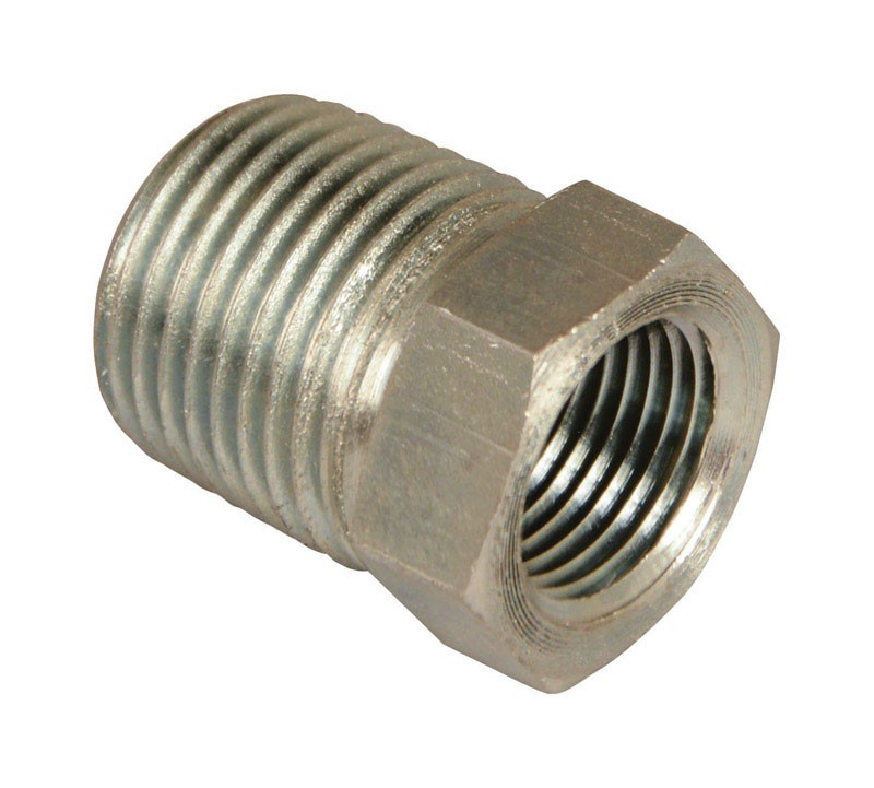 Apache 39035478 Steel Universal Hydraulic Adapter 1/2 Male x 3/8 Female in.