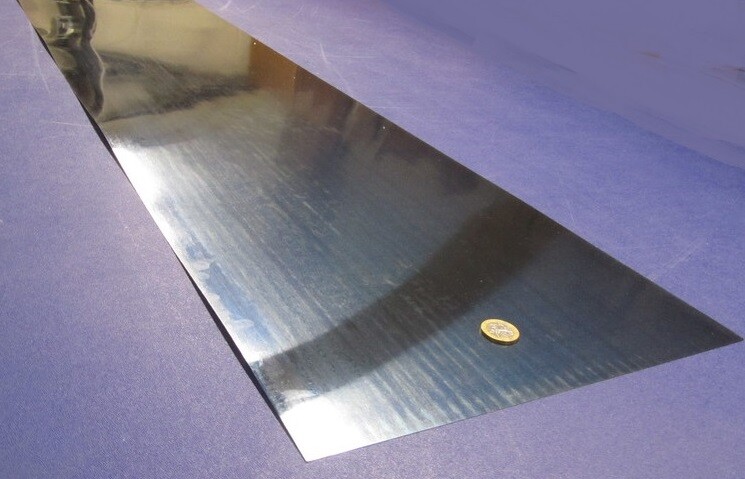 1095 Hard Blue Tempered Spring Steel Shim .010″ x 12.0″ Wide x 48″ Long