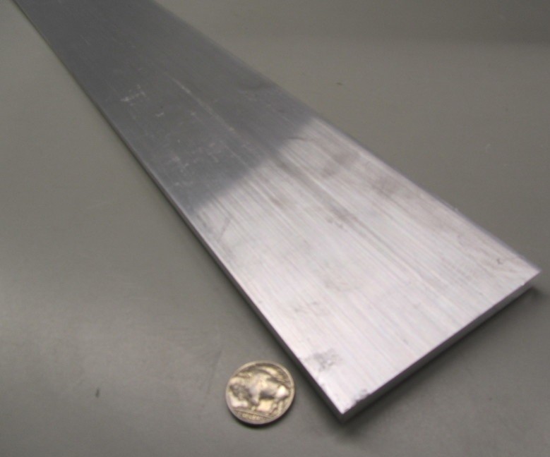 6061 T651 Aluminum Bar, 1/4″ (.250″) Thick x 3.50″ Wide x 60″ Length