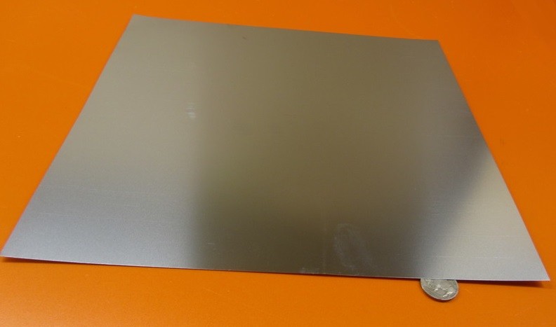 301 Stainless Steel Sheet Shim, .010″ (+/-.0007″) x 12.0″ Width x 12″ Length
