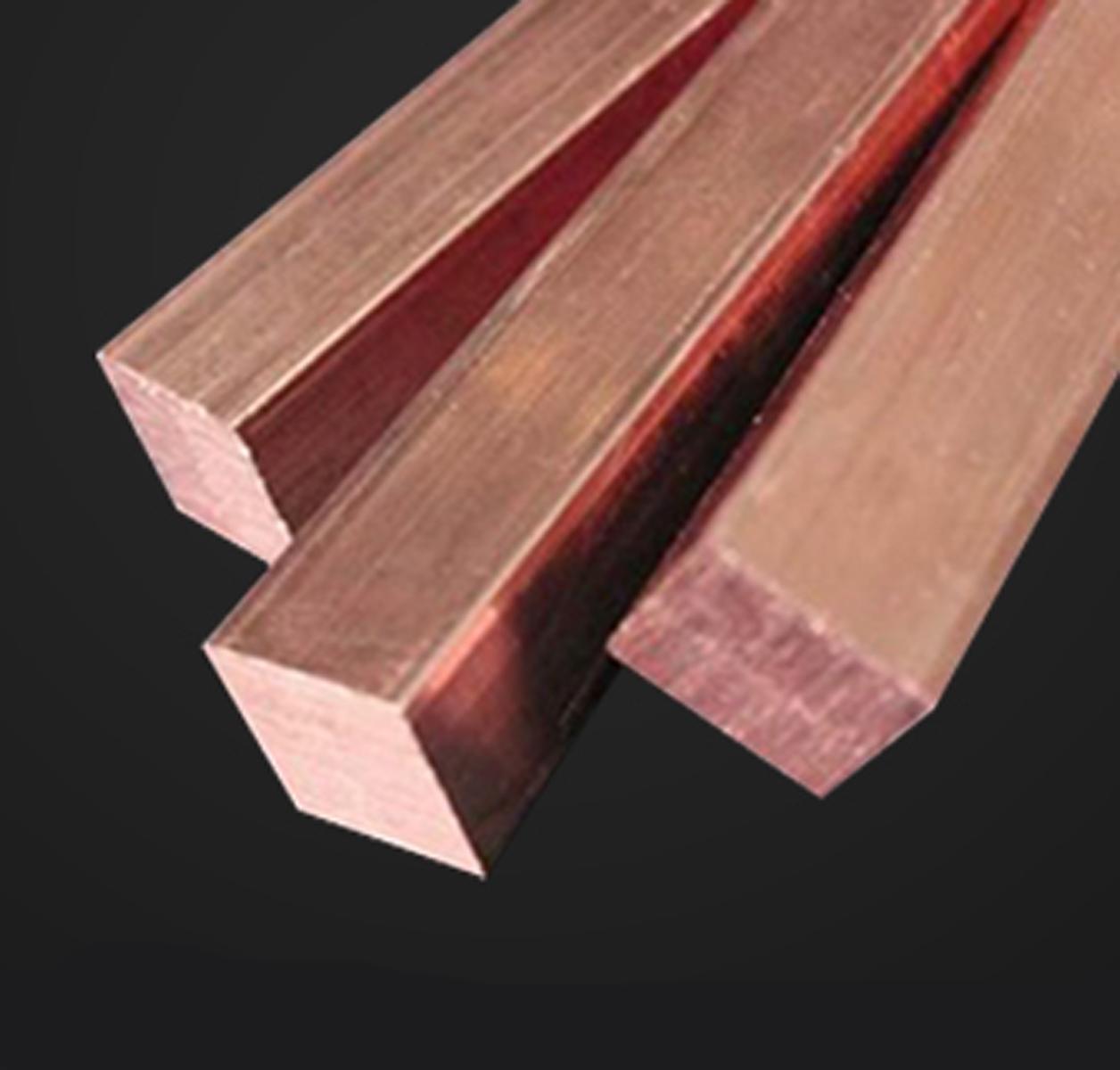 US Stock 45mm x 45mm x 60mm 99% Cu T2 Copper Flat Bar Stock