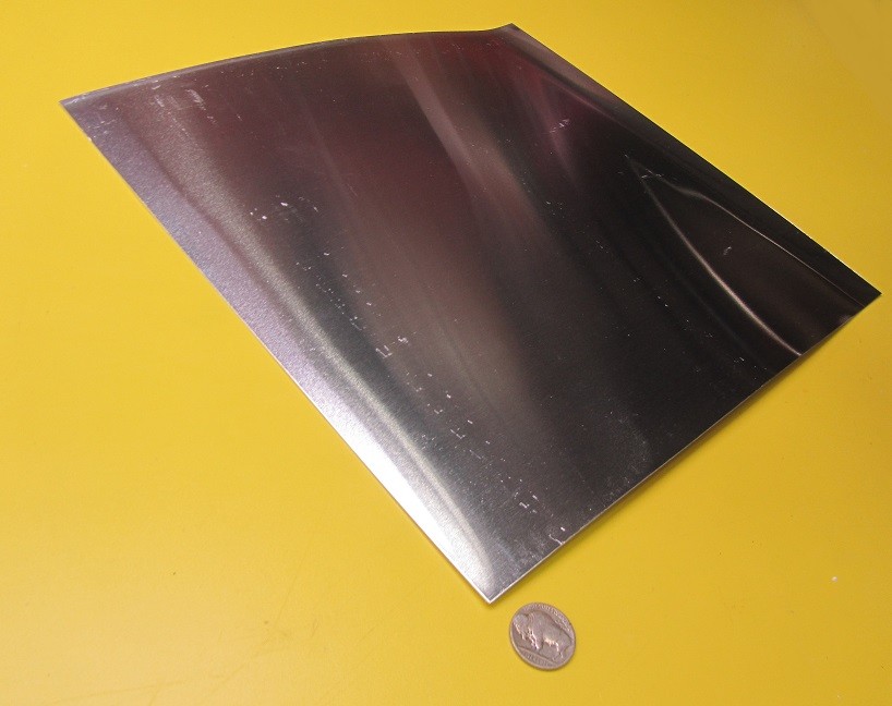 1100 Aluminum Sheet Softened (O) .040″ Thick x 12.0″ Wide x 12.0″ Long