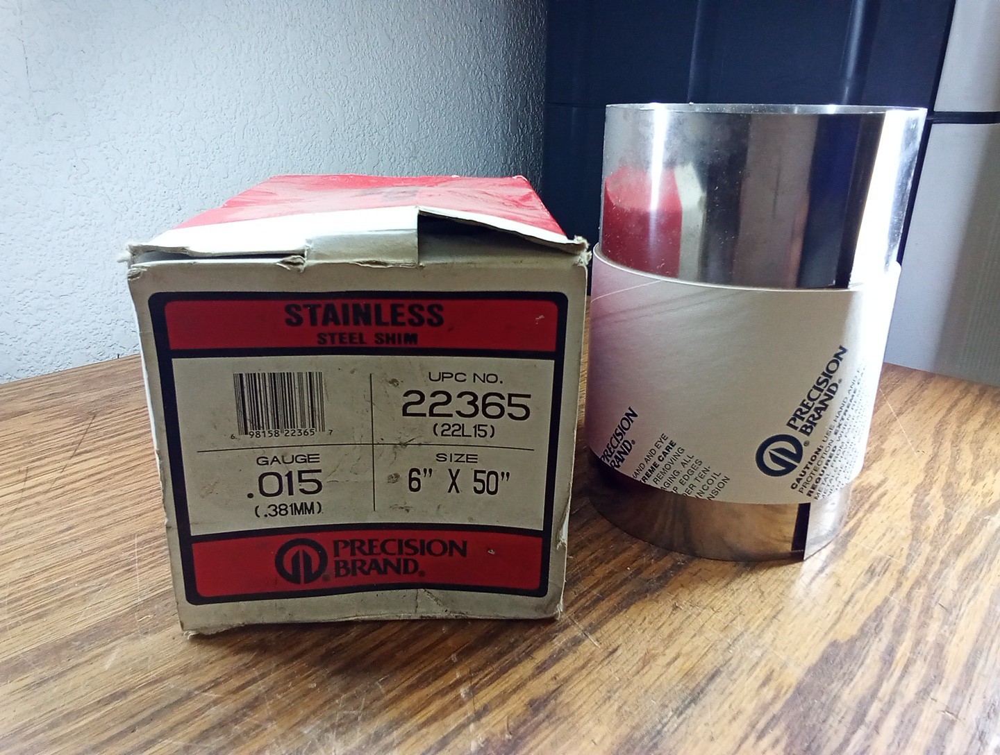 Precision Brand 22365 6″x50″ .015