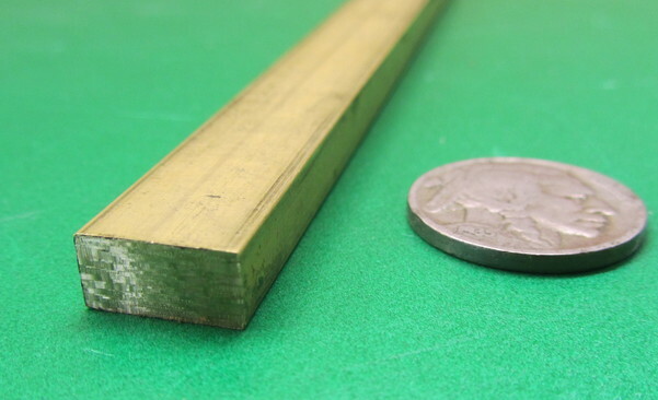 360 Brass Flat Bar 5/16″ Thick x 1/2″ Wide x 72.0″ Length