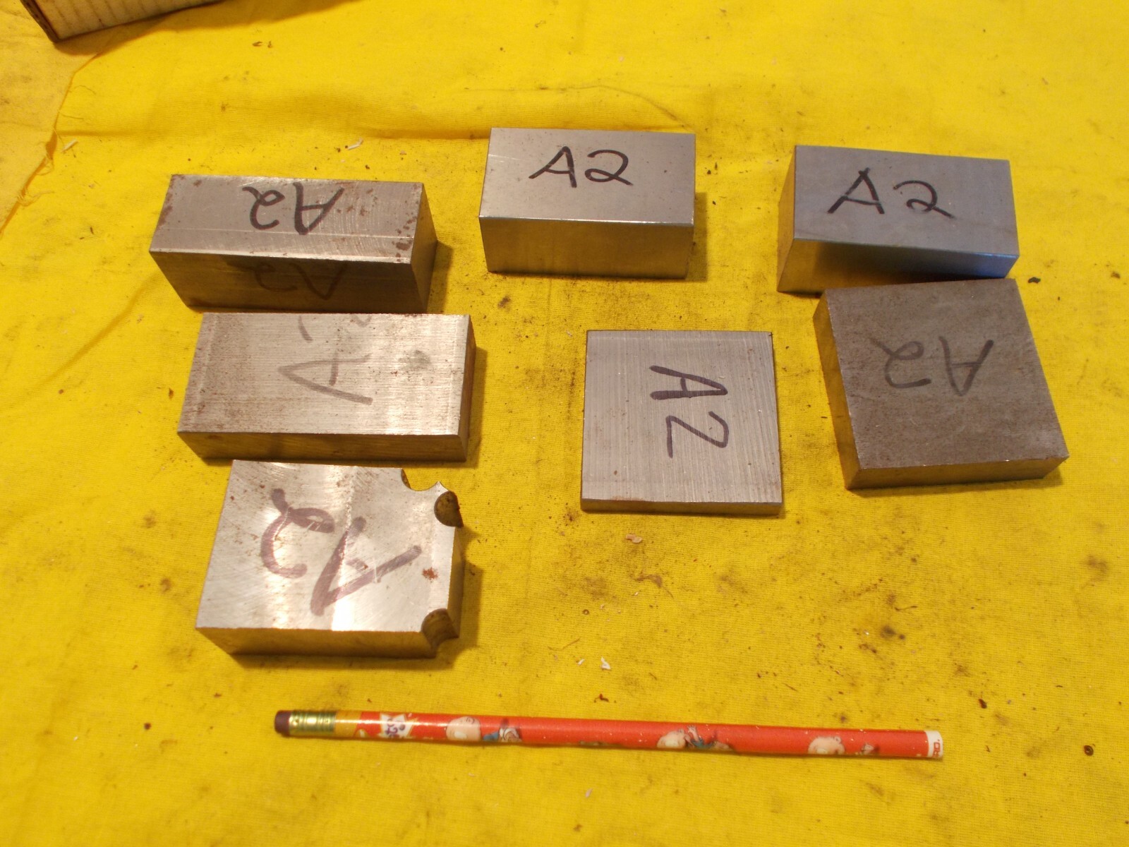 10 lb LOT A-2 TOOL STEEL BAR machine shop die flat bar A2 stock VARIOUS SIZES