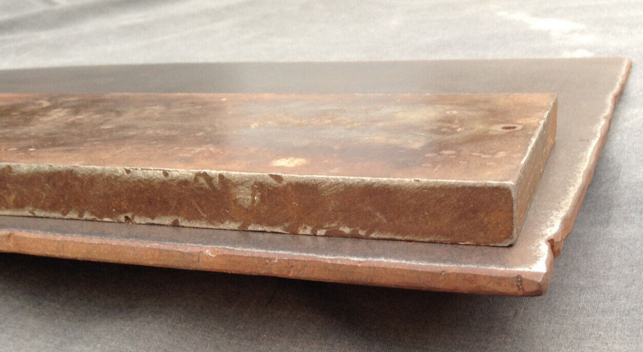 Work Bench Steel Plate / Anvil 12 x 24 And 4 x 9.5 – Lot Of 2