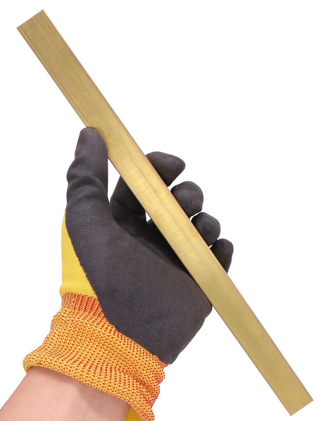 1/8″ x 1″ C360 Brass Flat Bar 12″ Long Solid .125″ Mill Stock