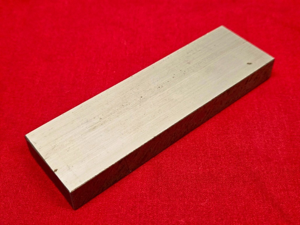 D2 Tool Steel Block Billet 4.59″ L x 1.405″ W x 0.49″ Thick – 14.11 Oz.