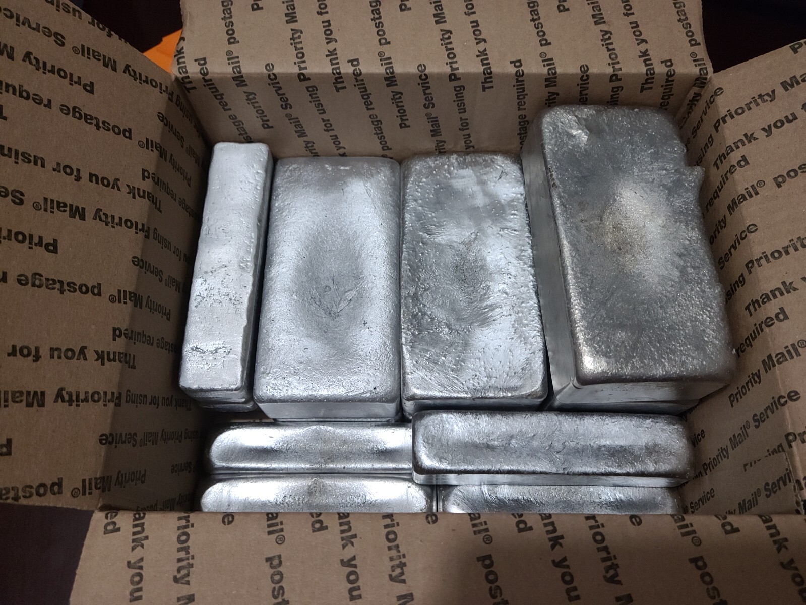 25lbs Hand Poured Aluminum Ingots For Casting 25lbs
