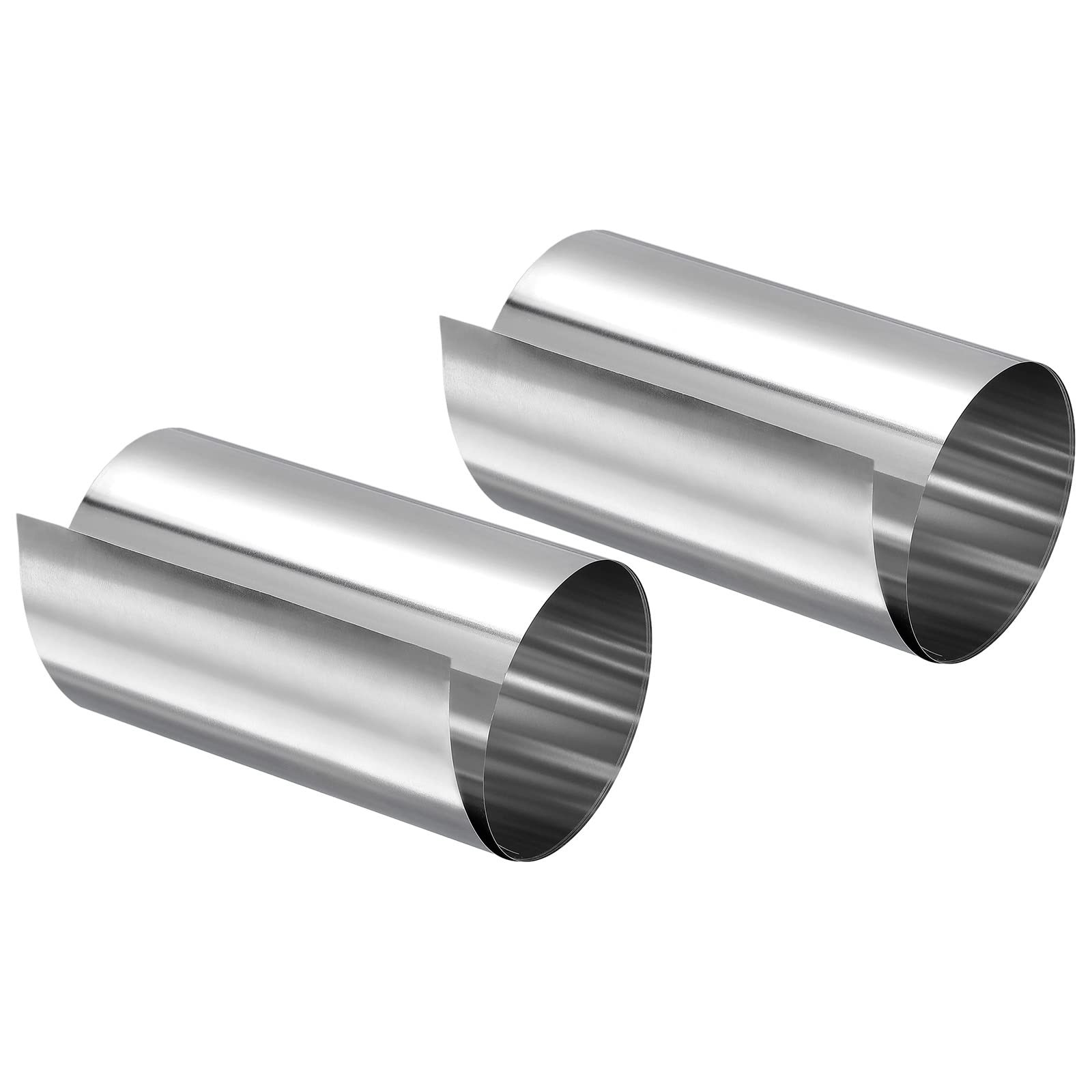 uxcell 0.05x100x1000mm 304 Stainless Steel Roll Sheet Fine Plate Sheet Foil for
