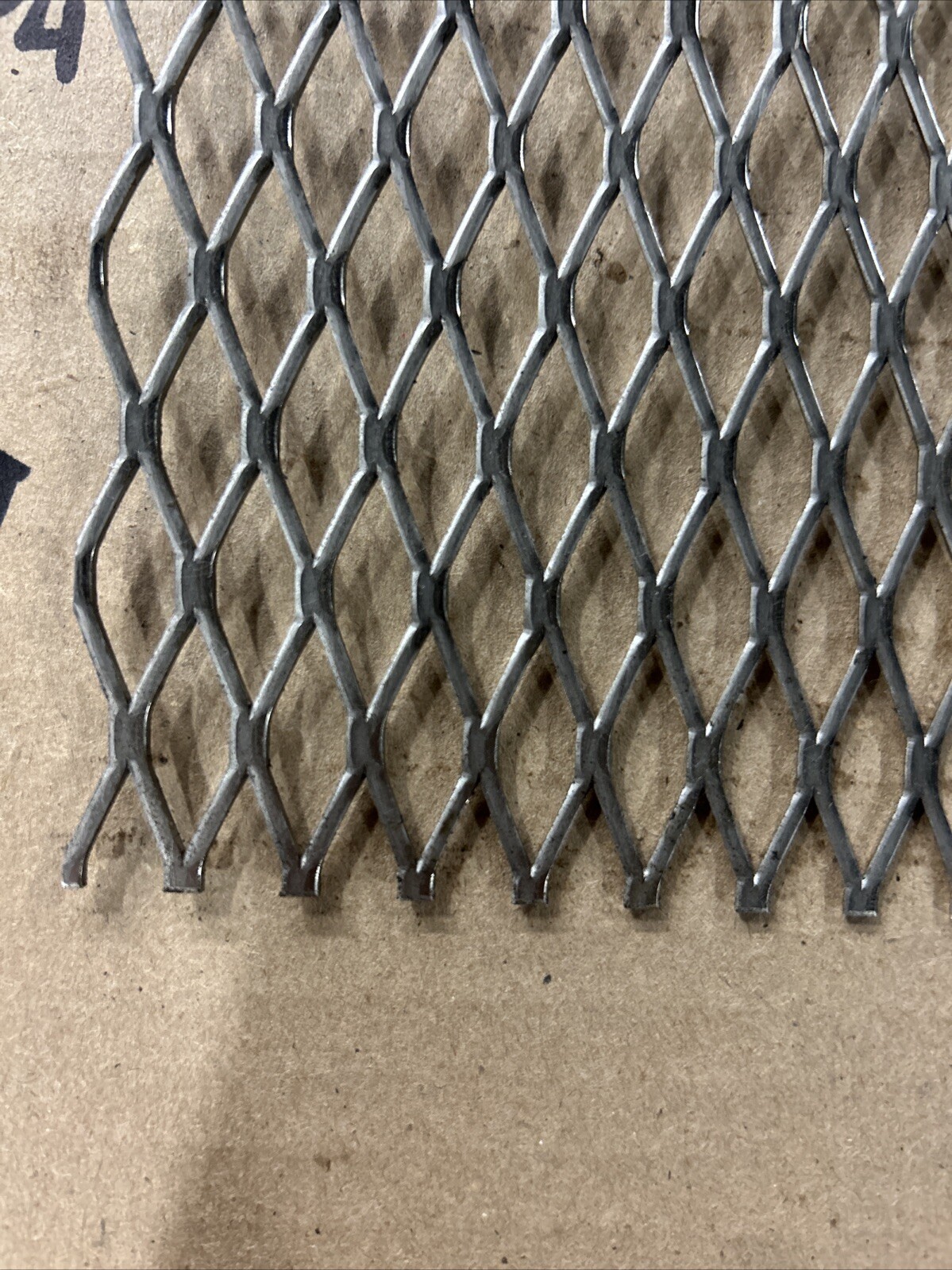 16 Gauge T-304 Stainless Steel Expanded Sheet Metal – 8-1/4” X 14-1/8” – New