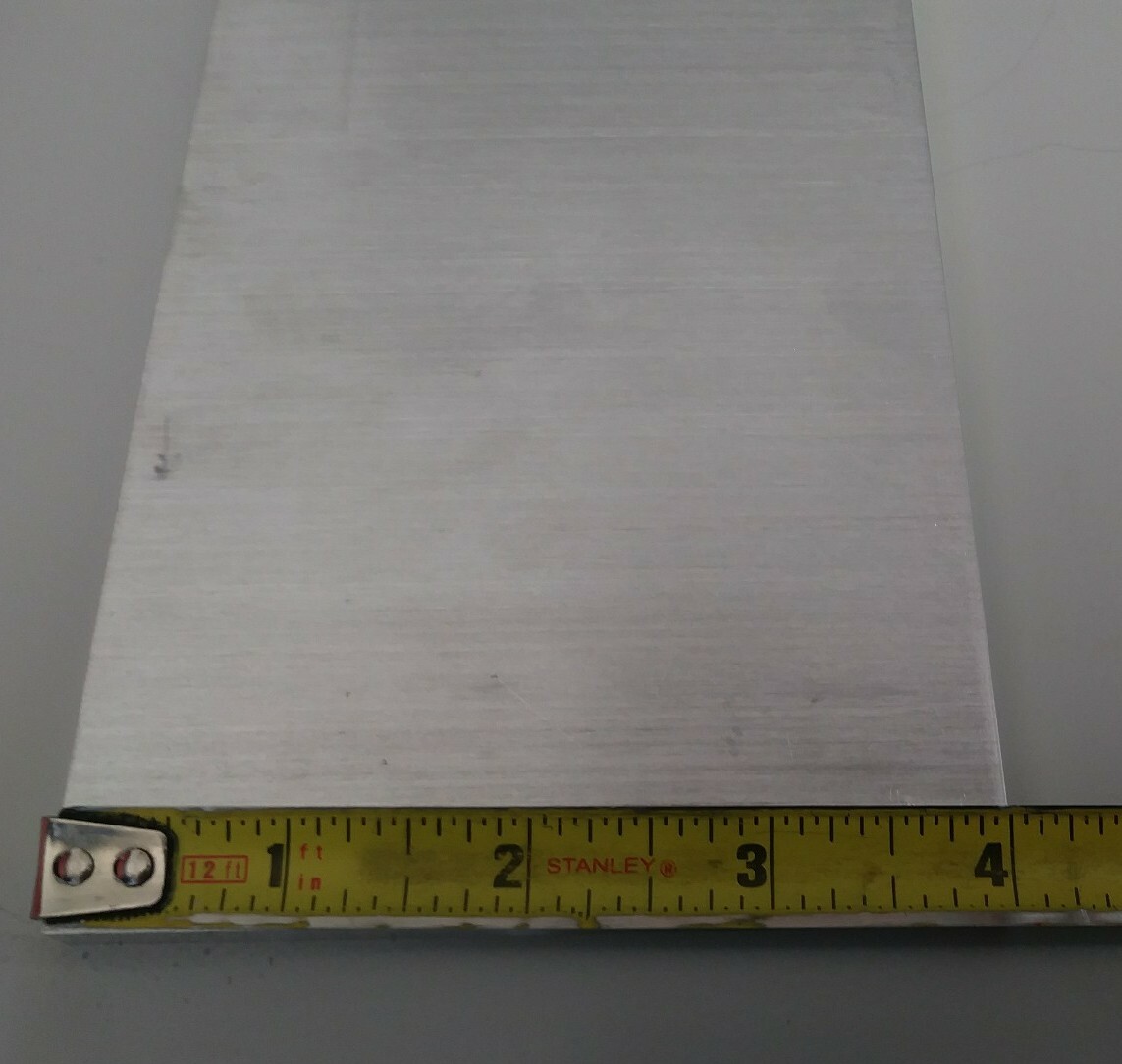 .25 X 4″ X 10 ” long new 6061 solid aluminum sheet flat stock block 1/4
