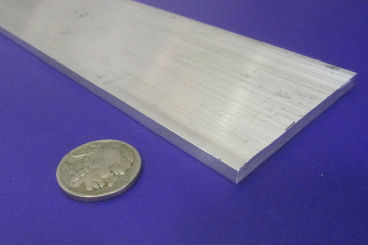 6061 T6511 Aluminum Bar, 3/16″ (.187″) Thick x 2 1/2″ Wide x 24″ Length