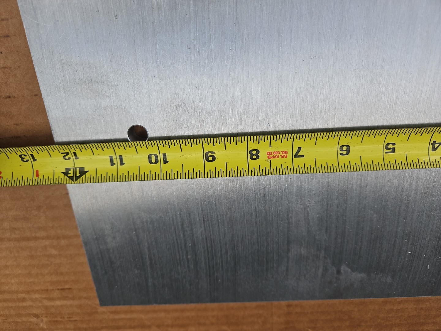 Aluminum plate 6061-T651 1/2” X 12-5/16” X 9-15/16″ Made In USA