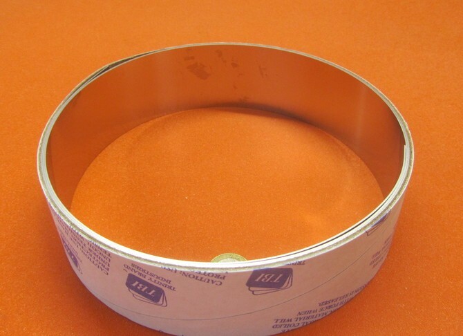301 Stainless Steel Sheet Shim, .031″ (+/-.0015″) x 2.0″ Width x 5 Foot Length