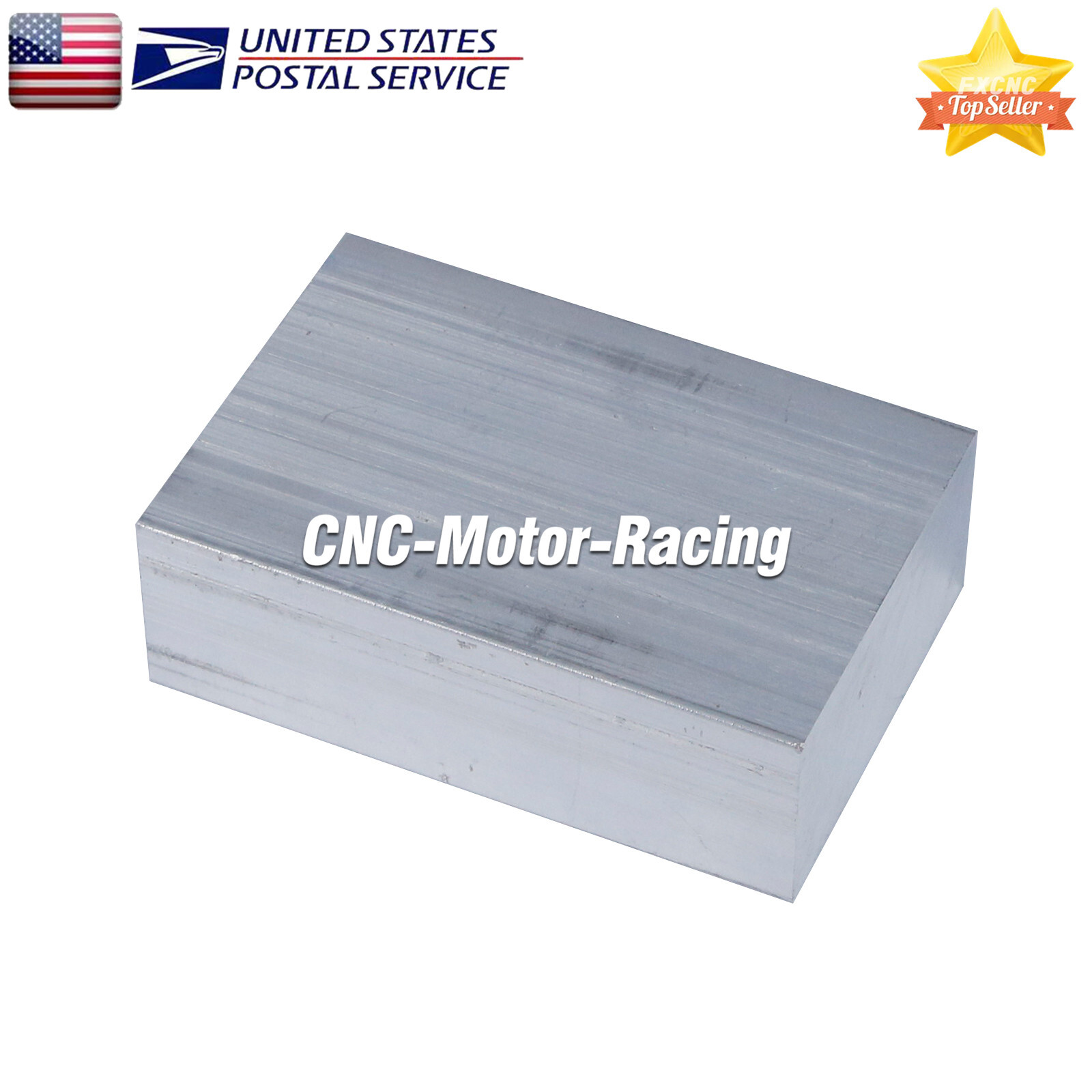 Aluminum Raw Material Flat Plate Sheet Long 75mm/2.95inch Thick 25mm/0.98″