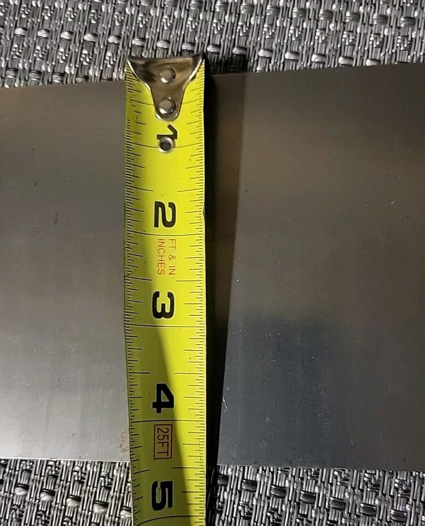 Blue Tempered+Hardened Spring Steel 1075 Scaleless .025″Thick x 4.375 W x 24″ L