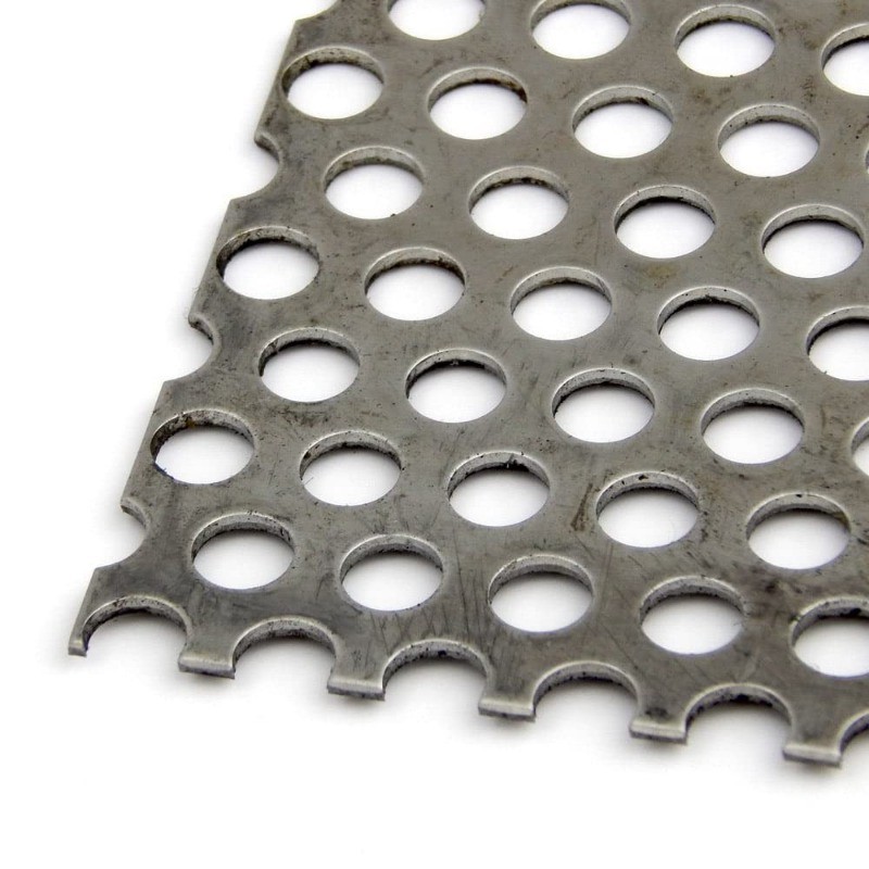 304 Stainless Steel Perforated Sheet Unpolished (Mill) Finish Annealed