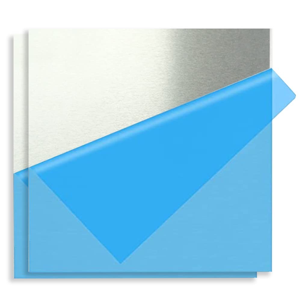 Protective Film Aluminum Plate for Craft, DIY – 8″ x 8″