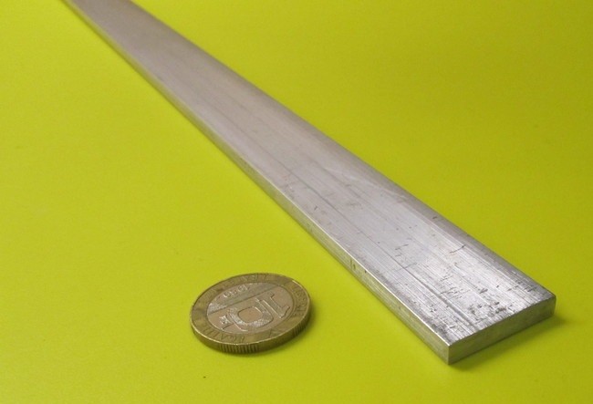 6061 T651 Aluminum Bar, 3/16″ (.187″) Thick x 1.0″ Wide x 60″ Length, 2 units