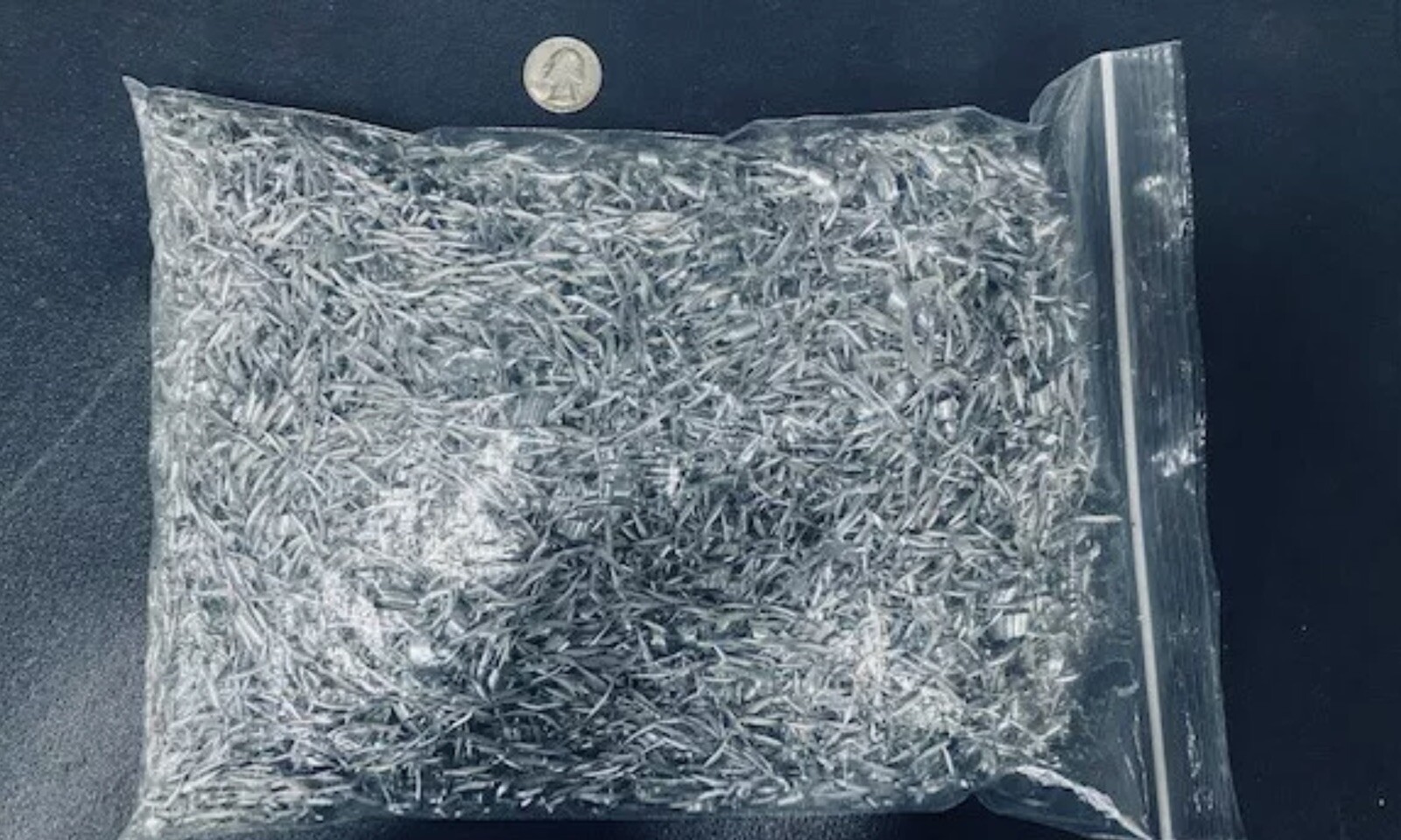 1/2 Pound (SHIP FREE) CLEAN ALUMINUM 6061 METAL SHAVINGS/CHIPS Orgonite Art