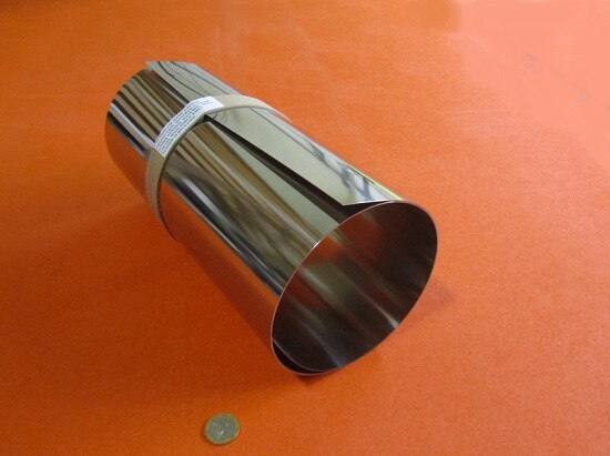 301 Stainless Steel Sheet Shim, .031″ (+/-.0015″) x 12.0″ Width x 5 Foot Length