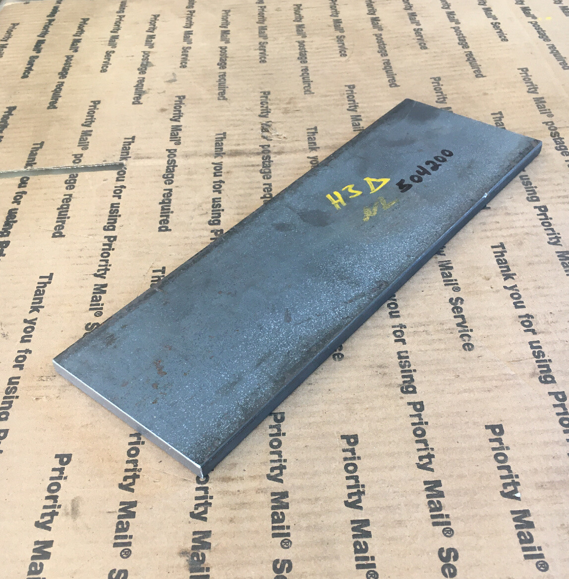 3/8 X 4 Flat Steel Bar 10” Length A-36